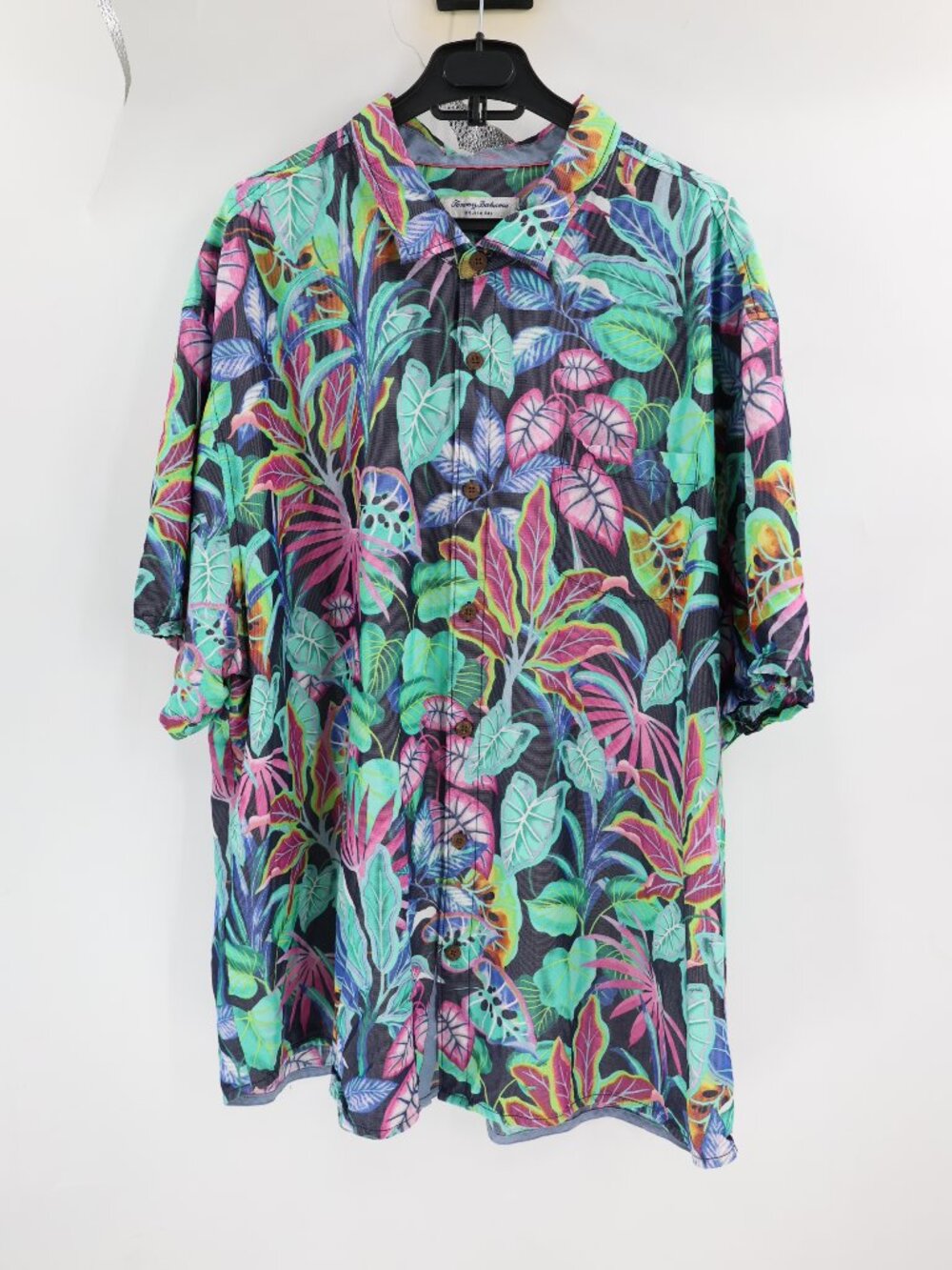 Tommy Bahama Shirt Mens 3XLB Mojito Bay Tropical Short Sleeve Button Up Aloha